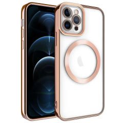 iPhone 12 Pro Max Kılıf Magsafe Wireless Şarj Özellikli Setro Silikon