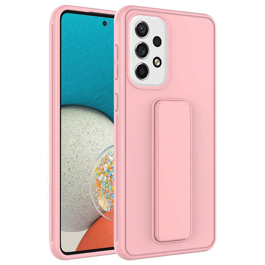 Samsung Galaxy A73 Kılıf Qstand Kapak kılıf