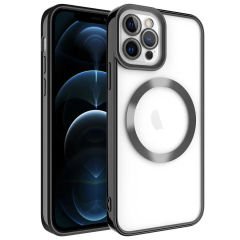 iPhone 12 Pro Max Kılıf Magsafe Wireless Şarj Özellikli Setro Silikon