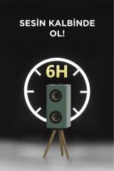 Kablosuz Hoparlör 24W Çift Sürücü, 3000mAh Batarya, Taşınabilir Ayaklı Speaker