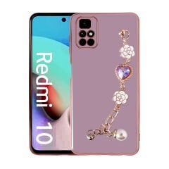 Xiaomi Redmi 10 Kılıf El Tutamaçlı Kamera Korumalı Taka Silikon Kapak kılıf