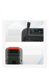 1852 Taşınabilir Rgb Ledli Bluetooth Hoparlör Usb-tf Siyah