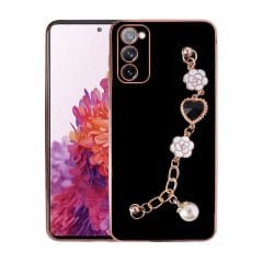 Samsung Galaxy S20 FE Kılıf El Tutamaçlı Kamera Korumalı Taka Silikon Kapak