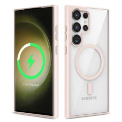 Samsung Galaxy S22 Ultra Kılıf Magsafe Wireless Şarj Özellikli Silikon Ege Kapak