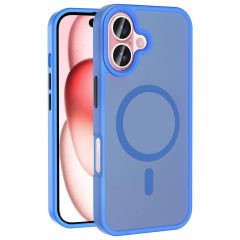 iPhone 16 Plus Kılıf Kablosuz Şarj Özellikli Mat Arka Yüzey Sio Kapak