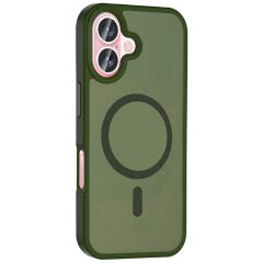 iPhone 16 Plus Kılıf Kablosuz Şarj Özellikli Mat Arka Yüzey Sio Kapak