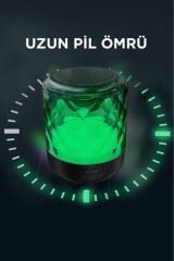 D15 Taşınabilir Kablosuz Bluetooth Hoparlör Siyah