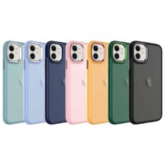iPhone 11 Kılıf Buzlu Sert PC May Kapak