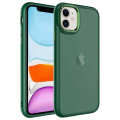 iPhone 11 Kılıf Buzlu Sert PC May Kapak