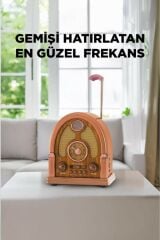 D58 Nostalji Radyo Kablosuz Bluetooth Hoparlör