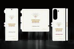 Samsung Galaxy Z Fold 5 Zore Narr Tpu Çiftli Body Ekran Koruyucu