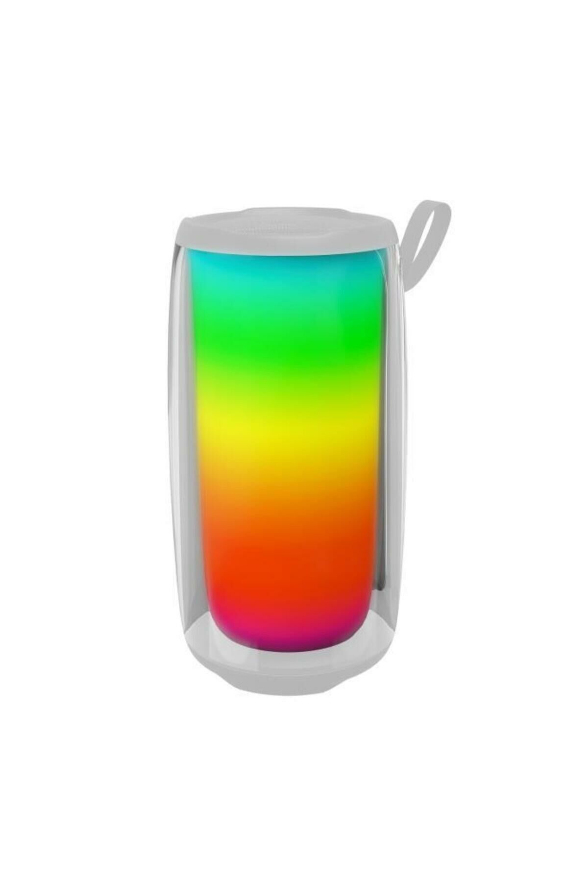 BTS-1953 RGB İşikli Radyolu Taşınabilir Bluetooth Hoparlör