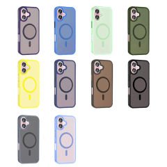 iPhone 16 Kılıf Kablosuz Şarj Özellikli Mat Arka Yüzey Sio Kapak