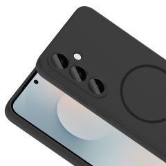 Samsung Galaxy S25 FE Kılıf Meta Lansman M-Safe Kamera Korumalı içi Kadife Yumuşak Renkli Süet Silikon