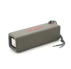 FM Radyo Özellikli AUX USB Kart Okuyucu Portlu Bluetooth Hoparlör Speaker Gri