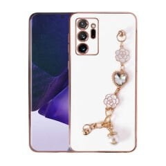 Samsung Galaxy Note 20 Ultra Kılıf El Tutamaçlı Kamera Korumalı Taka Silikon Kapak