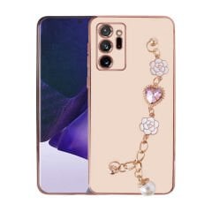 Samsung Galaxy Note 20 Ultra Kılıf El Tutamaçlı Kamera Korumalı Taka Silikon Kapak