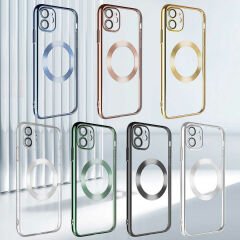 iPhone 11 Kılıf Wireless Şarj Özellikli Sert PC Riksos Magsafe Kapak