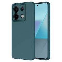 Xiaomi Redmi Note 13 Pro 5G Kılıf Kamera Korumali Mara Lansman Kapak Koyu Yeşil
