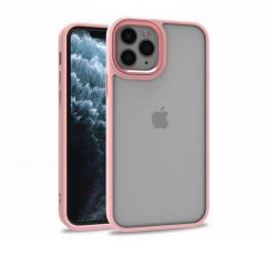 iPhone 11 Pro Kılıf Kamera Çıkıntılı Arkası Şeffaf Köşeleri Parlak Renkli Işlemeli Flora Kapak
