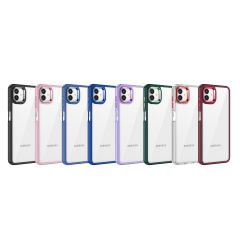 Samsung Galaxy A04 Kamera Çıkıntılı Arkası Şeffaf Köşeleri Parlak Renkli Işlemeli Flora Kapak