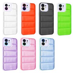iPhone 12 Kılıf Kamera Korumalı Airbagli Renkli Seksek Kapak