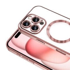 iPhone 16 Pro Max Kılıf Kamera Korumalı Kablosuz Wireless Şarj Özellikli Demre Kapak