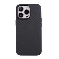 iPhone 13 Pro Kılıf Karbon Fiber Tasarımlı Karbono Kapak