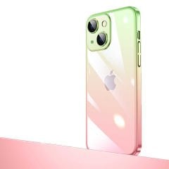 iPhone 13 Kılıf Parlak Renk Geçişli Kamera Korumalı Senkron Kapak