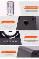 D23 Bluetooth Hoparlör 3.5mm Jack Kablolu Bilgisayar Hoparlörü