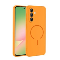 Samsung Galaxy A56 Kılıf Meta Lansman M-Safe Kamera Korumalı içi Kadife Yumuşak Renkli Süet Silikon