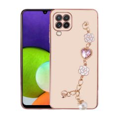 Samsung Galaxy M32 Kılıf El Tutamaçlı Kamera Korumalı Taka Silikon Kapak