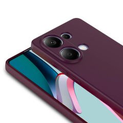 Xiaomi Poco M6 Pro 4G Kılıf Kamera Korumali Mara Lansman Kapak Pembe Açık