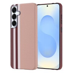 Samsung Galaxy S24 Plus Kılıf Kablosuz Şarj Özellikli Karbon Fiber Görünümlü Nekst Kapak