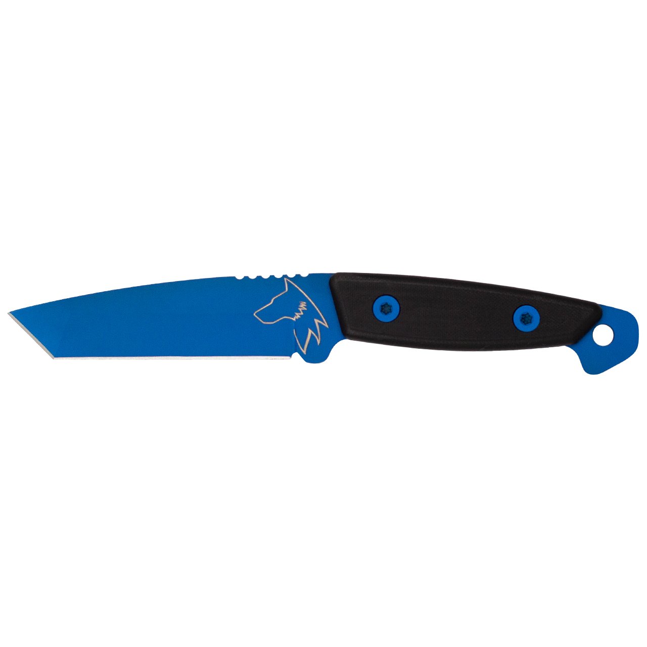 Wolf Tanto - Cubic G10 Black Elcik - Sleipner NRA Blue (Mavi) Bıçak