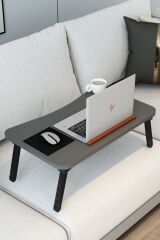 Katlanabilir Laptop Masası Laptop Sehpası Mause Padli Bardaklıklı