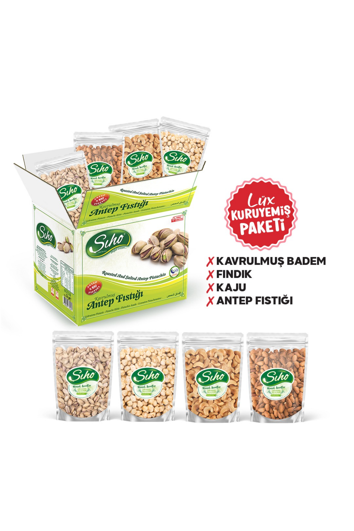 Lüks Karışık  Kuruyemiş Tanışma Paketi 2 KG