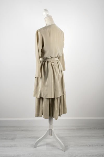 Özel Dikim Vintage İpek Elbise Ceket Takımı