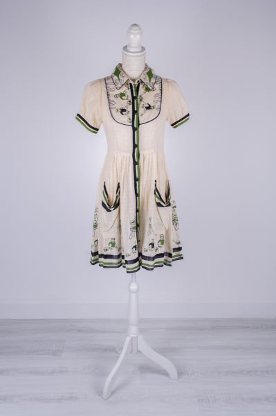 Anna Sui Önden Düğmeli Şile Elbise