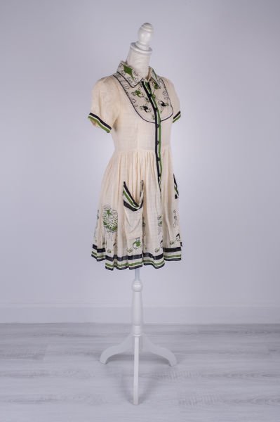Anna Sui Önden Düğmeli Şile Elbise