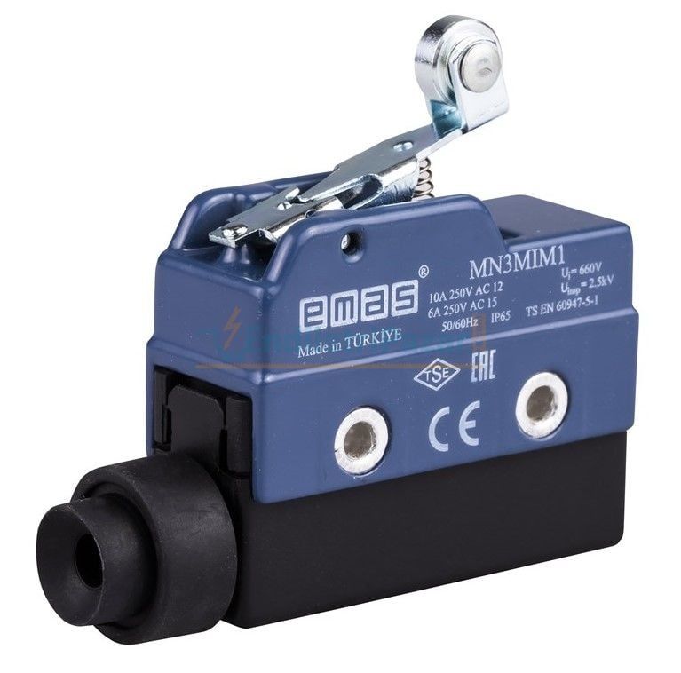 MN3MİM1 Metal Kısa Kollu Metal Makaralı IP65 Mini Siviç EMAS