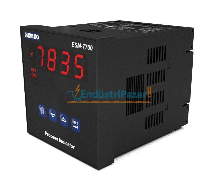 ESM-7700.1.20.1.1/00.00/0.0.0.0 Üniversal Girişli PID Smart I/O Modül Sistemli Proses Göstergesi 100...240Vac RS-232 EMKO