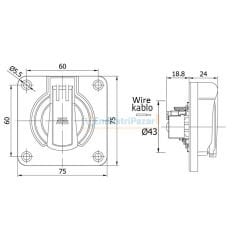 1*16A Makine Prizi Yaylı (Arka Giriş) 40402605 METE ENERJİ