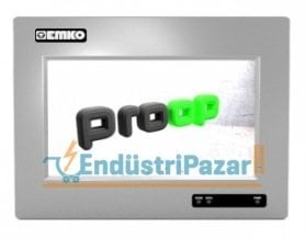 Proop-7C.E (2*USB + 2*RS232 + 1*RS485 + Ethernet + 4*Dijital Giriş + 4*Dijital Çıkış (Transistör)) 7`` TFT Dokunmatik Operatör Paneli Control Serisi EMKO