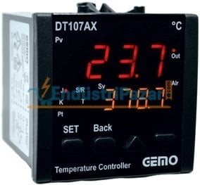 DT107AX-24V-S-S ÇİFT SSR ÇIKIŞLI SICAKLIK KONTROL CİHAZI GEMO