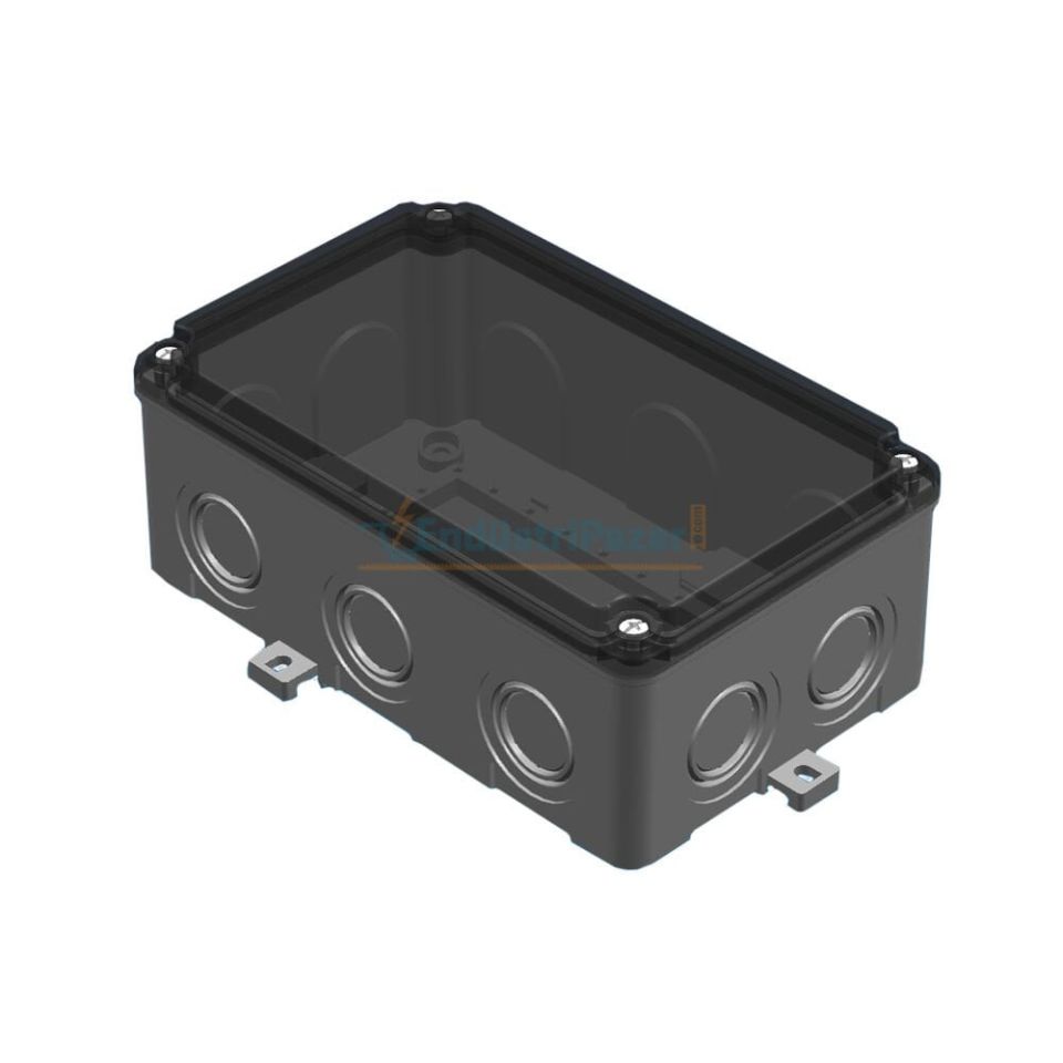 110*180*70mm Termoplastik Buat (Şeffaf Kapak) IP67 40201707 METE ENERJİ