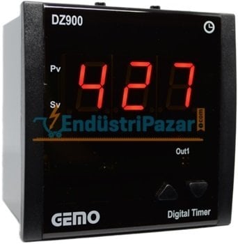 DZ900-230VAC EKONOMİK SERİ ZAMAN RÖLESİ GEMO