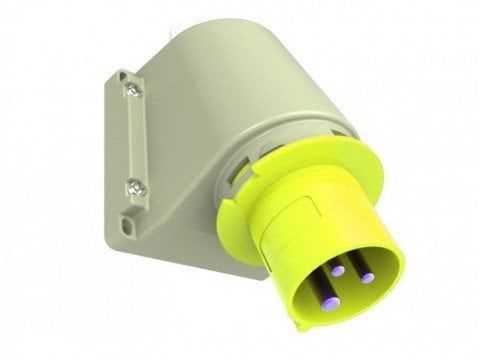 3*16A 110V EĞİK DUVAR FİŞİ CEE NORM 2P+E IP44 BC1-1303-2236 BEMİS