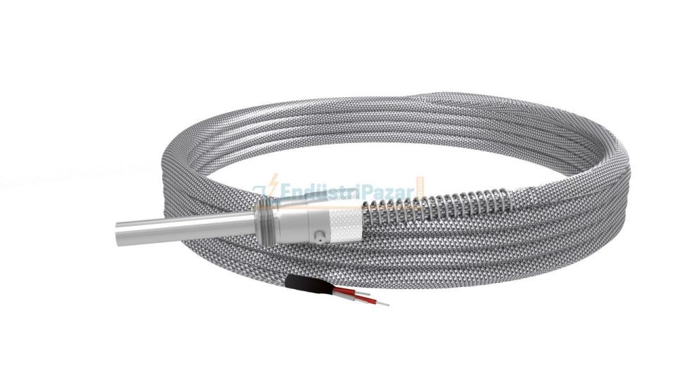 RT-M08-L030-K02 DALMA BOYU 30MM TÜP ÇAPI 8MM M12 KONNEKTÖRLÜ 2MT KABLOLU BAYONET PT-100 EMKO
