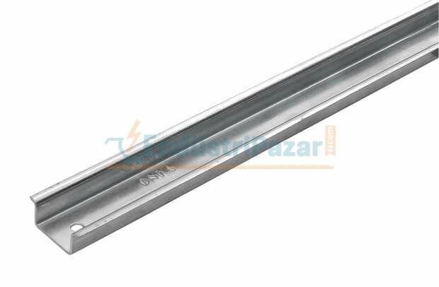 35*15 Düz Galvaniz Kaplamalı Montaj Rayı 2mt 1100101 ONKA-4233 ONKA